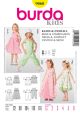 Girls Dress and Jumpsuit Burda Sewing Pattern No. 9460. Age 2 to 6 years.