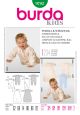 Childrens Jumpsuit and Sleeping Bag Burda Pattern 9782. Age 3 months to 2 years.
