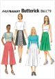 Misses Skirt and Culottes Butterick Sewing Pattern No. 6179.