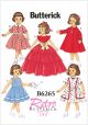 18 Inch Doll Clothes Butterick Sewing Pattern No. 6265.  One Size.