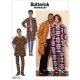 Misses and Mens Coat, Tunic and Trousers Butterick Sewing Pattern 6534. 