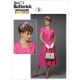 Misses Costume and Hat Butterick Sewing Pattern 6672. 
