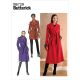 Misses and Misses Petite Coat and Belt Butterick Sewing Pattern 6720. 