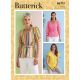 Misses Top Butterick Sewing Pattern 6731. 