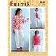 Misses Jacket, Coat, Top and Trousers Butterick Sewing Pattern 6740. 