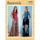 Misses Elastic-Waist Shorts and Trousers Butterick Sewing Pattern 6750. 