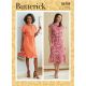 Misses and Misses Petite Dress Butterick Sewing Pattern 6758. 