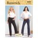 Misses and Womens Straight-Leg or Boot Cut Jeans Butterick Sewing Pattern 6840