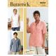 Unisex Button-Down Shirts Butterick Sewing Pattern 6846