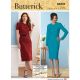Misses Fit Pattern Dresses and Optional Collar Butterick Sewing Pattern 6849. Size 6-22.