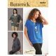 Misses Tops and Tunic Butterick Sewing Pattern 6854