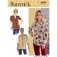 Misses Top Butterick Sewing Pattern 6855. Size XS-XXL.