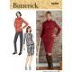 Misses Knit Dress, Tops, Skirt and Trousers Butterick Sewing Pattern 6858