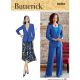 Misses and Womens Jacket, Skirt and Trousers Butterick Sewing Pattern 6860