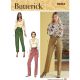 Misses Trousers and Sash Butterick Sewing Pattern 6864