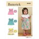 Infants Dress and Panties Butterick Sewing Pattern 6903. Size NB-XL.