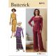 Misses Knit Dress, Top, Skirt and Trousers Butterick Sewing Pattern 6913. Size S-XXL.