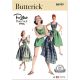 Misses Playsuit, Midriff Blouse, Shorts and Skirt Butterick Sewing Pattern 6939