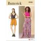 Misses Shorts and Trousers Butterick Sewing Pattern 7000