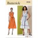 Misses Dress and Tie Belt Butterick Sewing Pattern 7038