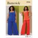 Misses and Womens Top and Trousers Butterick Sewing Pattern 7046