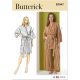 Misses Robe in Two Lengths and Trousers Butterick Sewing Pattern 7047. Size S-XXL.