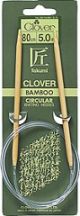 Clover Takumi Bamboo Circular Knitting Needles. 80cm