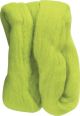 Clover Natural Wool Roving. Lime Green