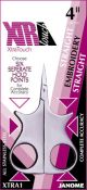Janome XtraTouch Embroidery Scissors. 4 inch.