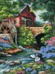 Dimensions Old Mill Cottage Needlepoint Kit