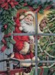 Dimensions Candy Cane Santa Counted Cross Stitch Kit