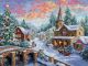 Dimensions Holiday Village Counted Cross Stitch Kit