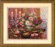 Dimensions Gold Collection Romantic Floral Counted Cross Stitch Kit