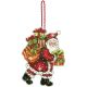 Dimensions Santa with Bag Ornament Counted Cross Stitch Kit