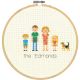 Dimensions All in the Family Counted Cross Stitch Kit