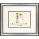 Dimensions Mini Bride and Groom Wedding Record Counted Cross Stitch Kit