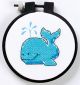 Dimensions Learn-a-Craft The Whale Printed Cross Stitch Kit