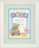 Dimensions Baby Hugs Baby Blocks Birth Counted Cross Stitch Kit