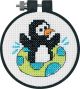 Dimensions Learn-a-Craft Playful Penguin Counted Cross Stitch Kit
