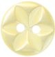 Hemline Yellow 2 Hole Buttons. 11.25mm Diameter. Qty 14.