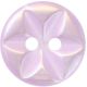 Hemline Lilac 2 Hole Buttons. 11.25mm Diameter. Qty 14.