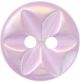 Hemline Lilac 2 Hole Buttons. 13.75mm Diameter. Qty 8. Design A.