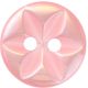 Hemline Pink 2 Hole Buttons. 13.75mm Diameter. Qty 8. Design A.