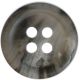 Hemline Grey Marble Effect 4 Hole Buttons. 15mm Diameter. Qty 10.