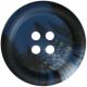 Hemline Navy Blue Marble 4 Hole Buttons. 22.5mm Diameter. Qty 4.