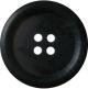 Hemline Dark Grey 4 Hole Buttons. 27.5mm Diameter. Qty 2.