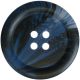 Hemline Navy Blue Marble 4 Hole Buttons. 27.5mm Diameter. Qty 2.