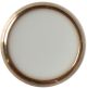 Hemline White Shank Buttons. 11.25mm Diameter. Qty 5.