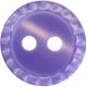 Hemline Lavender 2 Hole Buttons. 11.25mm Diameter. Qty 9.