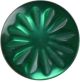 Hemline Emerald Shank Buttons. 11.25mm Diameter. Qty 6.